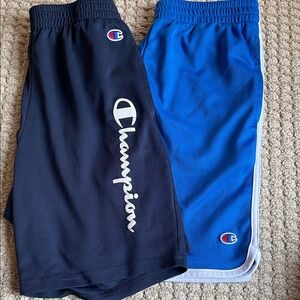 Champion Kids' Black and Blue Shorts Duo